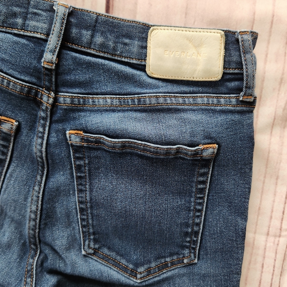 Everlane "The High Rise Skinny Jean" Medium Blue | Women's Size 27 Regular - Picture 8 of 10